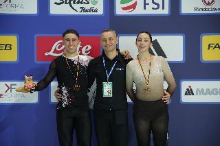 Pattinaggio - Oro e bronzo per per Bovara e Ionni al Trofeo di Roma